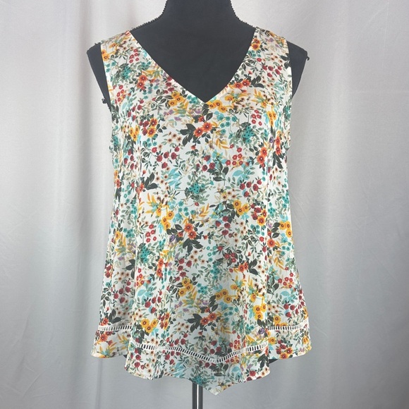 a.n.a Tops - ANA Floral Sleeveless Summer Top